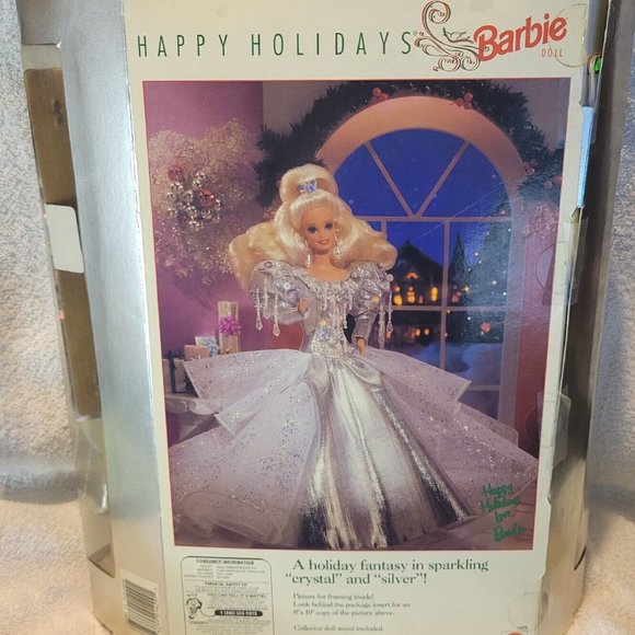 1992 VINTAGE HAPPY HOLIDAYS 1992 BARBIE #1429 Mattel Special Edition Blonde - Picture 5 of 6